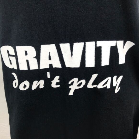 American Apparel Black “Gravity don’t play” tank-L - Picture 3 of 7